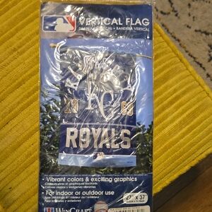 Wincraft Blue and White Royals Vertical Flag